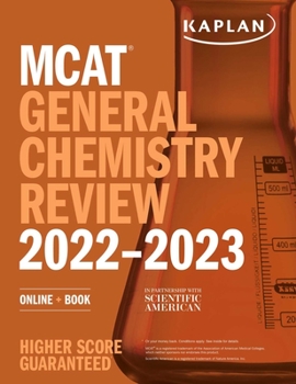 Paperback MCAT General Chemistry Review 2022-2023: Online + Book