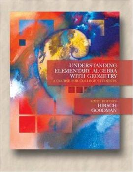 Hardcover Understanding Elementary Algebra with Geometry: A Course for College Students [With CDROM] Book