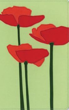Imitation Leather Bloom Collection Bible-NIV-Red Poppies Book