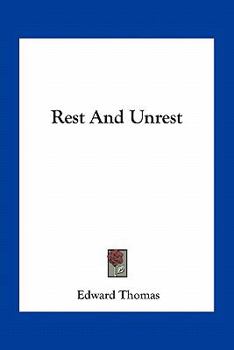 Paperback Rest And Unrest Book