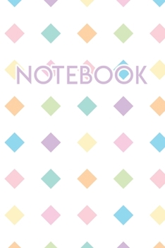 Paperback Notebook: Pastel 110 Blank Lined College Ruled Journal Book