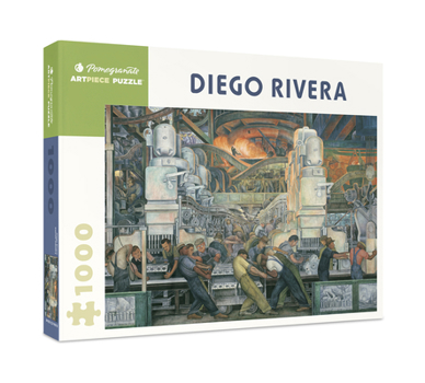 Toy Diego Rivera: Detroit Industry 1,000-Piece Jigsaw Puzzle Book