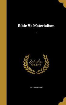Hardcover Bible Vs Materialism: .. Book
