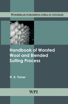 Hardcover Handbook of Worsted Wool and Blended Suiting Process Book