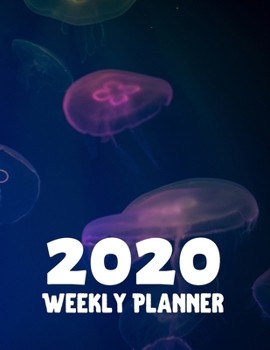 Paperback 2020 Weekly Planner: 52 Week Journal 8.5 x 11 inches for Women, Academic Organizer Monthly Calendar Scheduler Appointment Agenda Notebook P Book