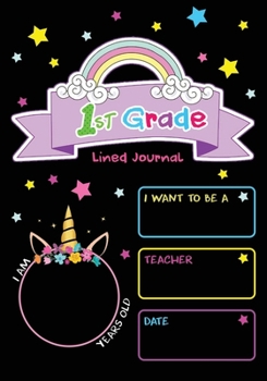 1st Grade Lined Journal: Handwriting Practice Paper I Blank Lined Notebook Primary Ruled With Dotted Midline I Personalized Composition Book for Kids ... to 3rd Grade I Sheets for K-3 Students