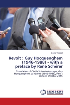 Revolt: Guy Hocquenghem (1946-1988) - with a preface by René Schérer