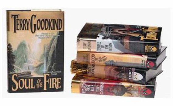 Hardcover Sword of Truth Gift Set: 1 EA: Wizards First Rule, Stone of Tears, Blood of Fold, Temple of Winds and Soul of Fire Book