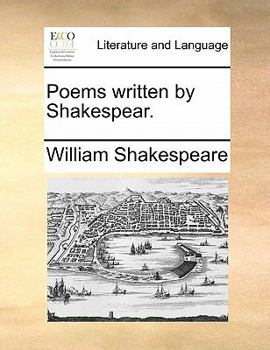 Paperback Poems written by Shakespear. Book