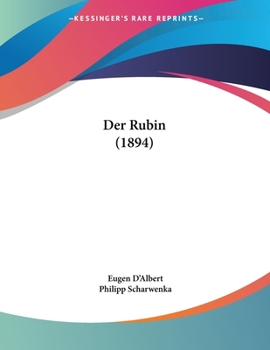 Paperback Der Rubin (1894) [German] Book