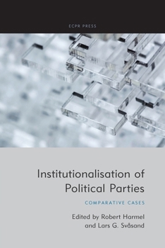 Paperback Institutionalisation of Political Parties: Comparative Cases Book
