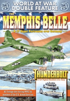 DVD WWII: World at War Double Feature: Memphis Belle / Thunderbolt Book