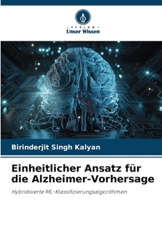Paperback Einheitlicher Ansatz für die Alzheimer-Vorhersage [German] Book