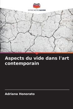 Paperback Aspects du vide dans l'art contemporain [French] Book