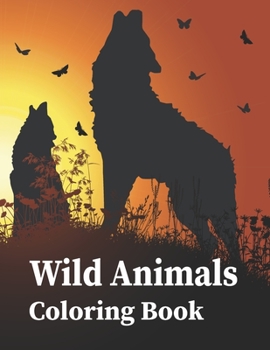 Paperback Wild Animals Coloring Book