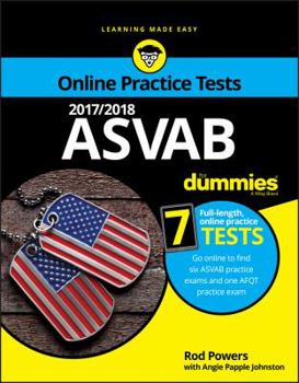 Paperback 2017/2018 ASVAB for Dummies with Online Practice Book