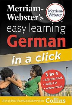 Paperback Merriam-Webster's Easy Learning German: In a Click (German and English Edition) [German] Book