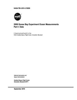 Paperback 2009 Goose Bay Experiment Ocean Measurements. Part 1; Data Book