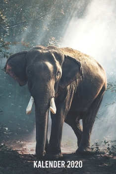 Paperback Kalender 2020: Elefant A5 Kalender Planer f?r ein erfolgreiches Jahr - 110 Seiten [German] Book
