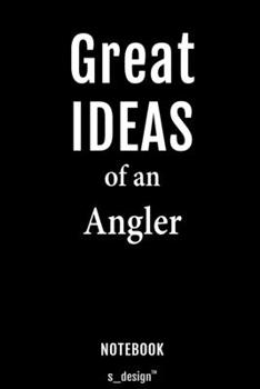 Paperback Notebook for Anglers / Angler: awesome handy Note Book [120 blank lined ruled pages] Book