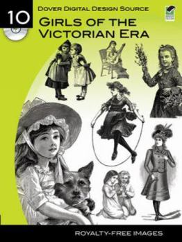 Paperback Dover Digital Design Source #10: Girls of the Victorian Era Book