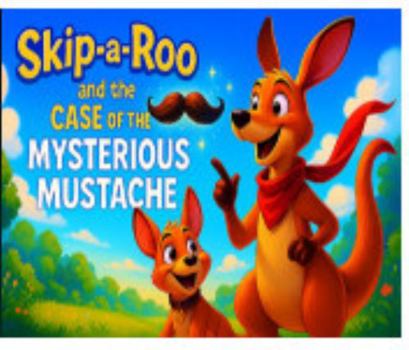 Hardcover Skip-a-Roo and the Case of the Mysterious Mustache Book