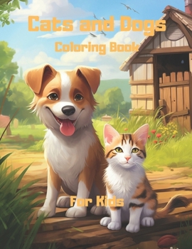 Paperback Paws & Purrs: Cute Cats and Dogs Coloring Book