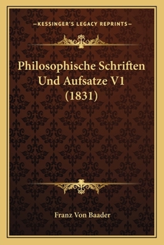 Paperback Philosophische Schriften Und Aufsatze V1 (1831) [German] Book