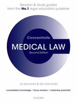 Paperback Medical Law Concentrate: Law Revision and Study Guide Book