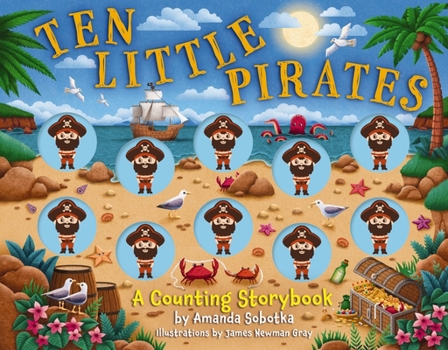Board book Ten Little Pirates: A Counting Storybook Book