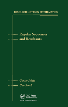 Paperback Regular Sequences and Resultants Book