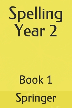 Paperback Spelling Year 2: Book 1 Book