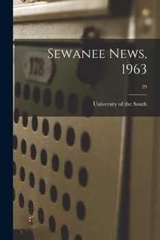 Paperback Sewanee News, 1963; 29 Book