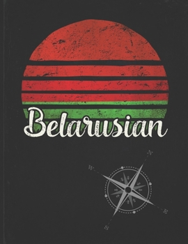 Belarusian: Belarusian Vintage Flag Personalized Retro Gift Idea for Coworker Friend or Boss  2020 Calendar Daily Weekly Monthly Planner Organizer