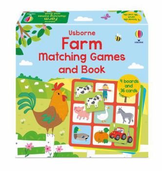 Usborne Farm Matching Games - Book  of the Matching Games and Book