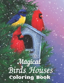 Paperback Magical Birds Houses Coloring Book