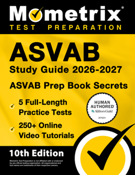 Paperback ASVAB Study Guide 2026-2027 - 5 Full-Length Practice Tests, 250+ Online Video Tutorials, ASVAB Prep Book Secrets: [10th Edition] Book