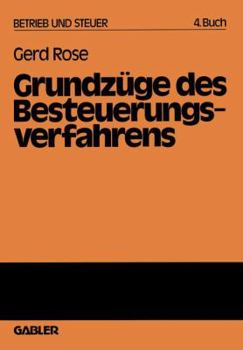 Paperback Grundzüge Des Besteuerungsverfahrens [German] Book