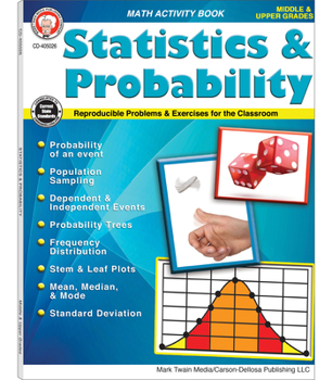 Paperback Statistics & Probability, Grades 5 - 12 Book
