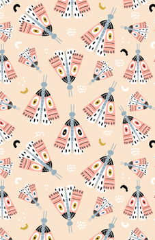 Misc. Moths and Moonlight (Blank Lined Journal) Book