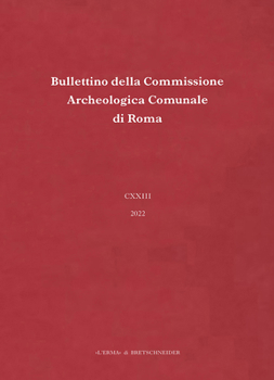 Hardcover Bullettino Della Commissione Archeologica Comunale Di Roma. 123, 2022 [Italian] Book