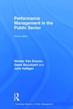 Hardcover Performance Management in the Public Sector Book