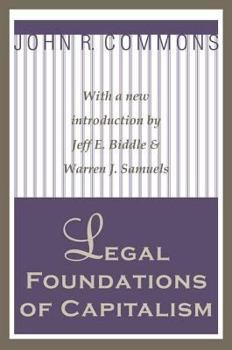 Paperback Legal Foundations of Capitalism Book