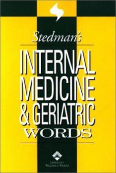 Paperback Stedman's Internal Medicine and Geriatric Words Book