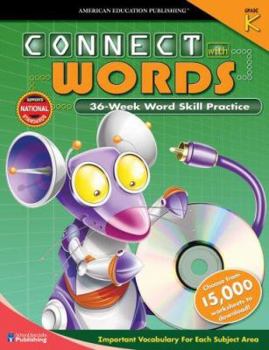 Paperback Connect With Words, Grade K Book