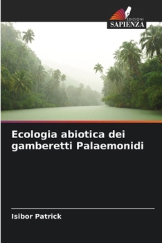 Paperback Ecologia abiotica dei gamberetti Palaemonidi [Italian] Book