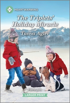 Mass Market Paperback The Triplets' Holiday Miracle: A Clean and Uplifting Romance [Large Print] Book