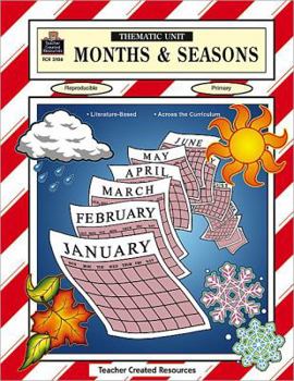 Paperback Months & Seasons Thematic Unit Book