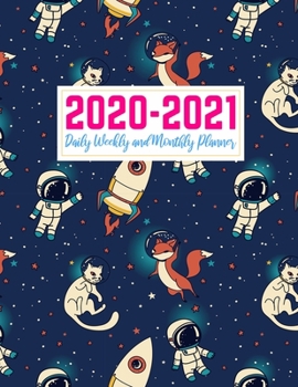 2020-2021 Daily Weekly and Monthly Planner: Cute Two Year Jan 1, 2020 - Dec 31, 2021 Calendar Organizer and Appointment Schedule Agenda Journal for ... - 24 Months Planner - Creative AG 0030