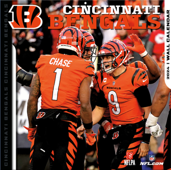 Calendar Cincinnati Bengals 2024 12x12 Team Wall Calendar Book